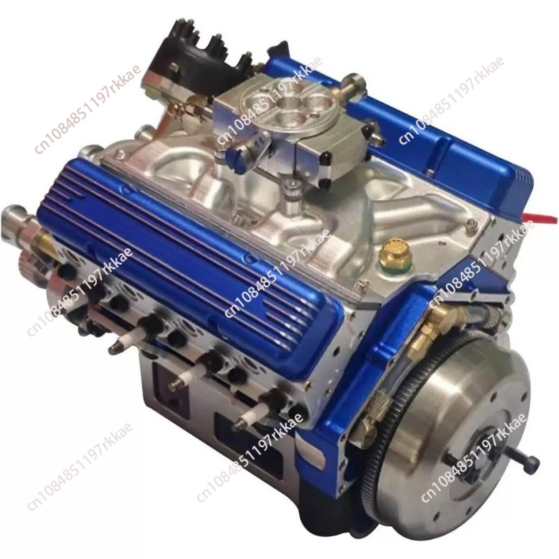 Model Kit V8 - Resin V8-motormodelbouwpakket OHV-gasmotorreplica voor tentoonstelling en