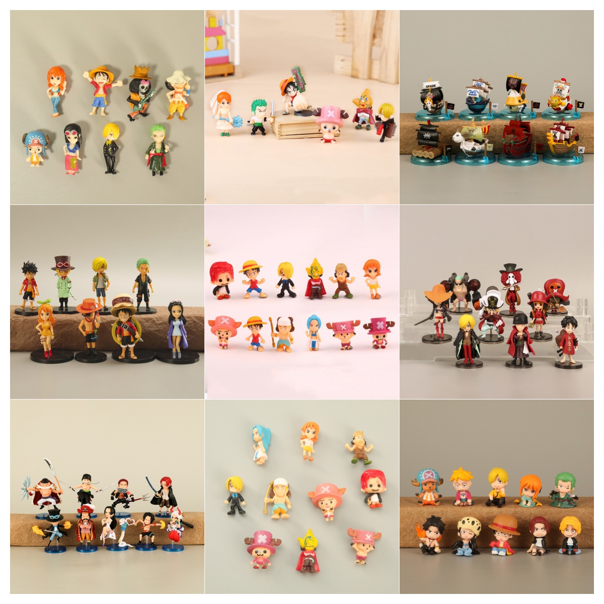 Model Kit One Piece Bandai - 6-12 stks/set Een Stuk Monkey D.