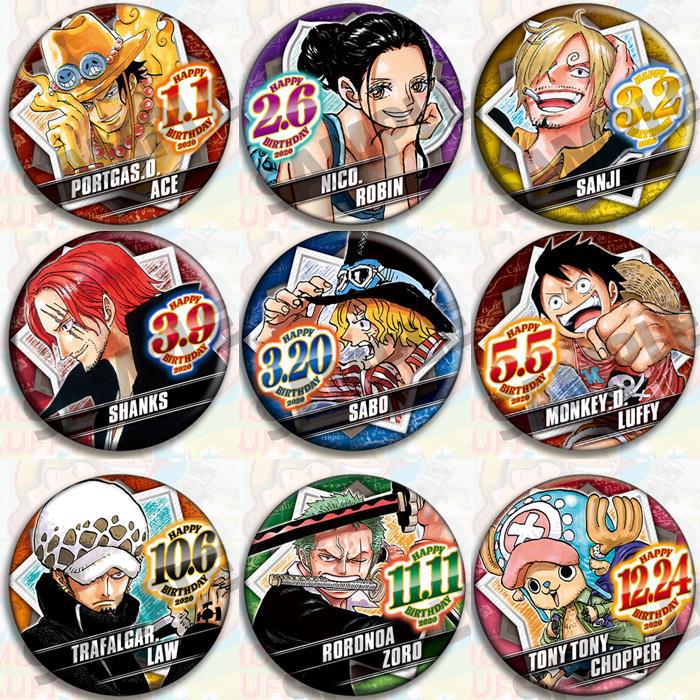 Model Kit One Piece Bandai - Een Stuk Anime Badge Set Officiële
