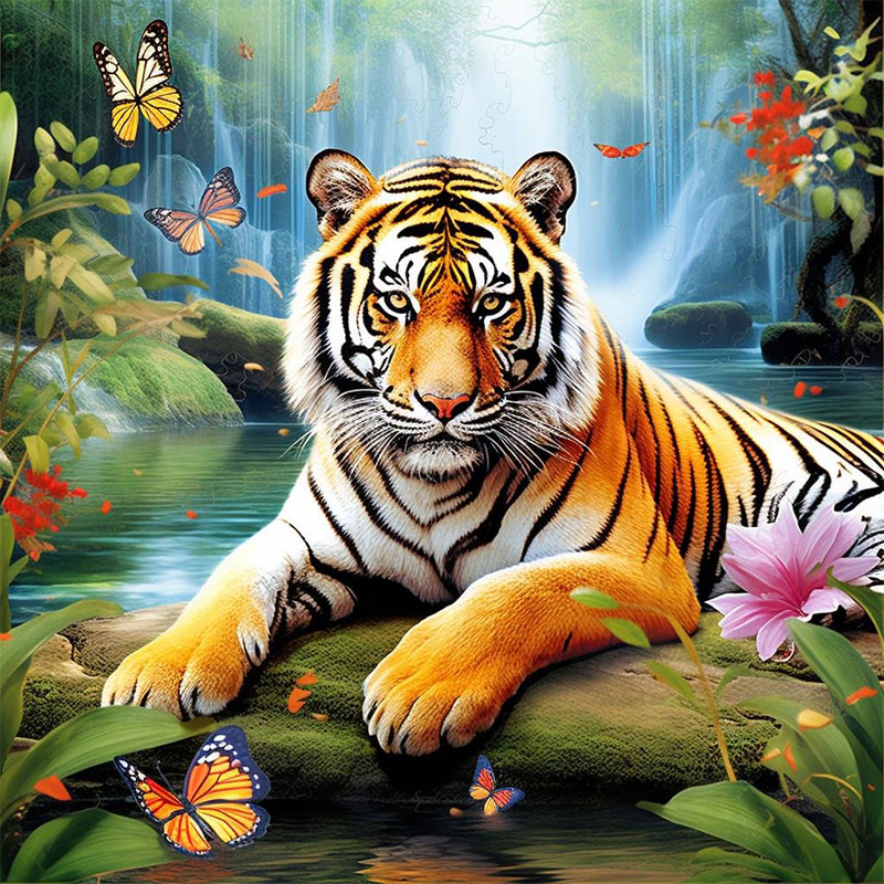 Model Kit Tank - 1 set Tiger King Diamond Painting