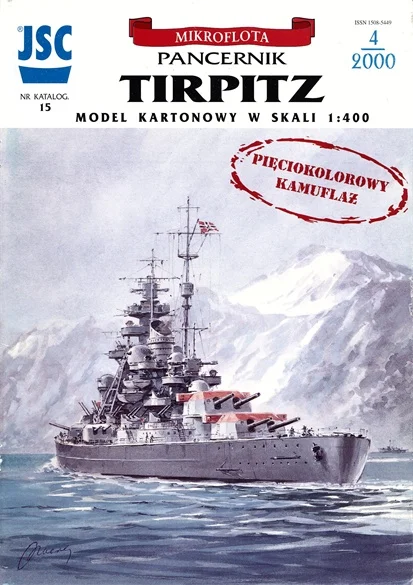 Model Kit Battleship - Militaire marine oorlogsschip papieren model Duits
