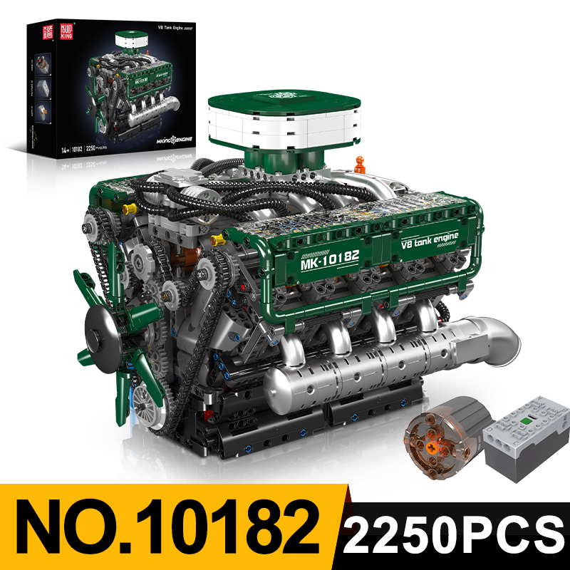 Model Kit V8 - Mold King 10182 V8 Tank Motor