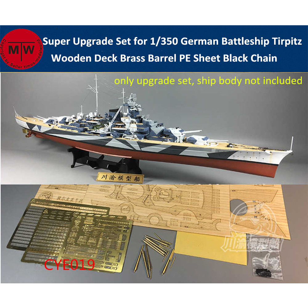 Model Kit Battleship - Super Upgrade Set voor 1/350 Schaal