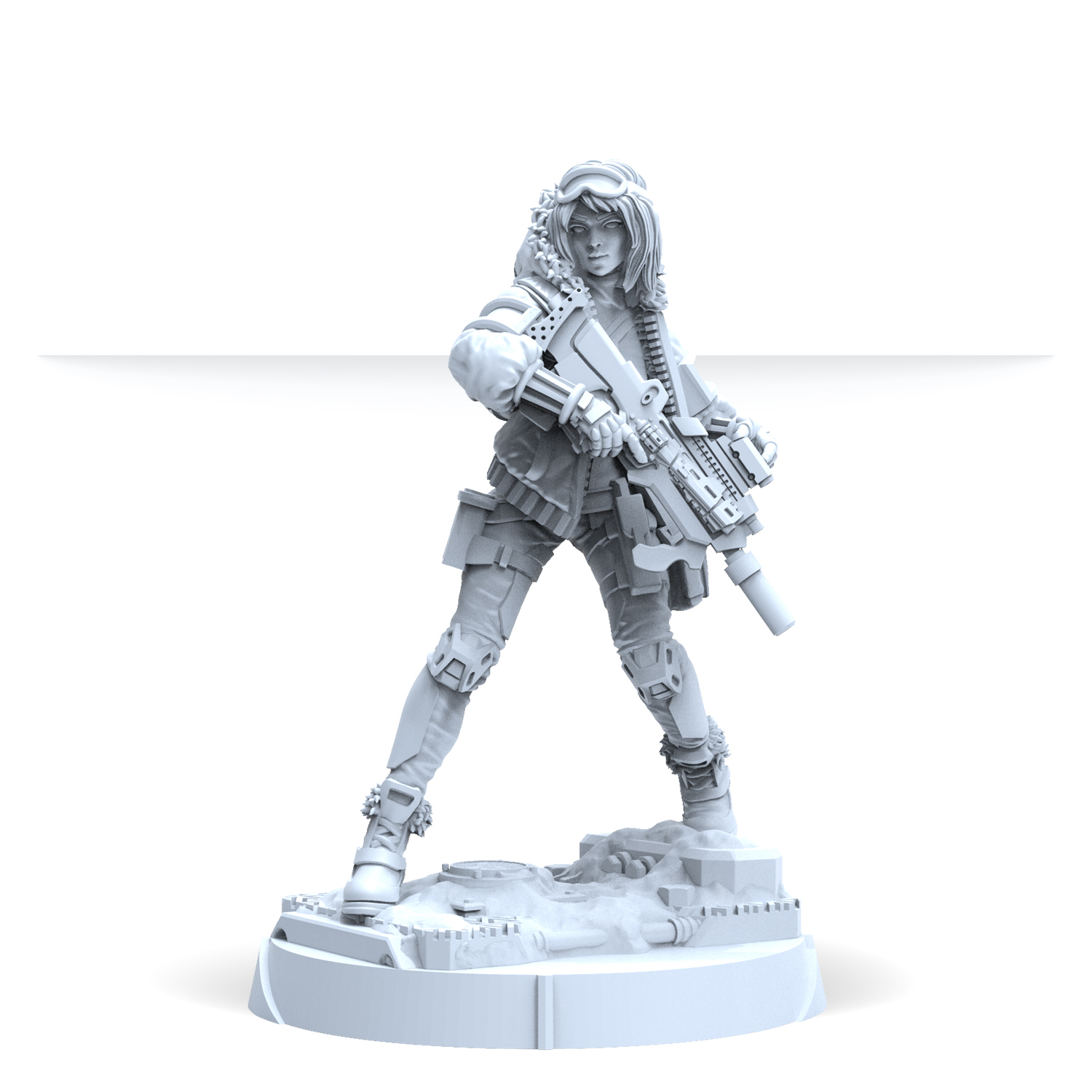 Model Kit Battleship - modelbouwset harskit Infinity NA2 Oktavia Grímsdóttir