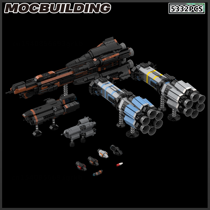 MOC Bouwsteen Ruimteschip Star - Model Kit Battleship recensie en prijs