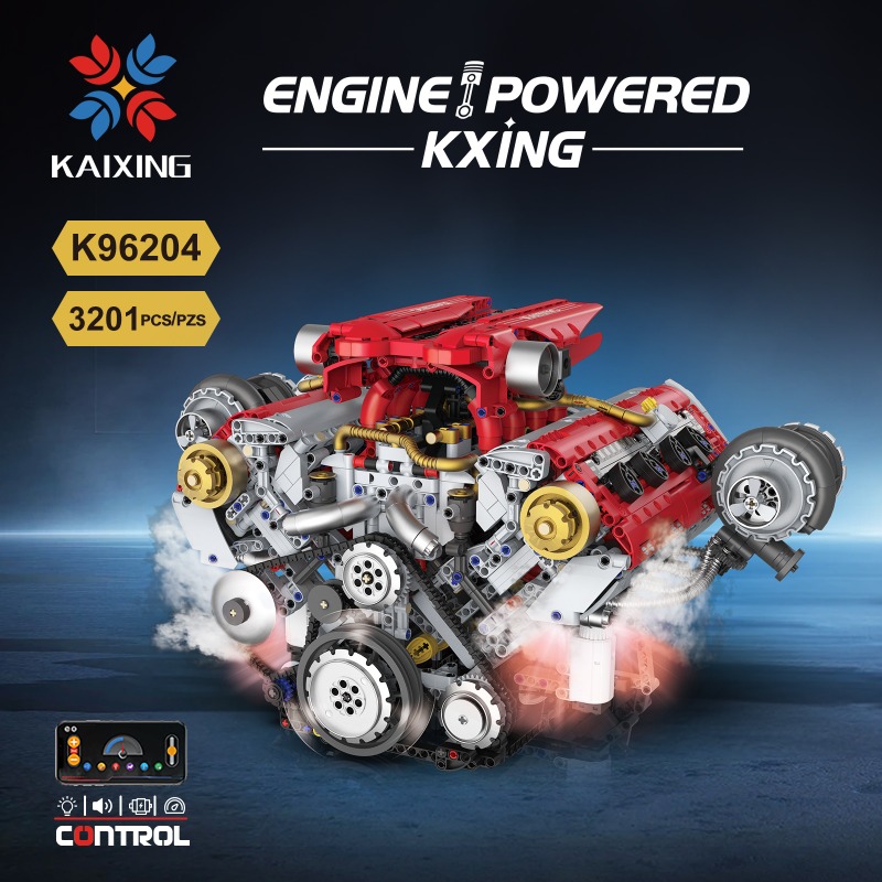 Gemotoriseerde V8 Motor 3201 S - Model Kit V8 recensie en prijs