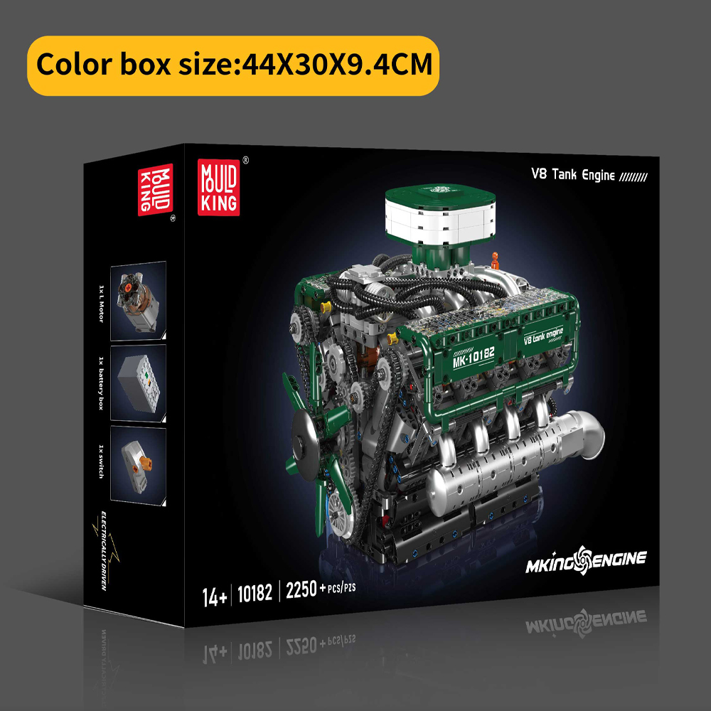 Mold King 10182 V8 Tank Motor  - Model Kit V8 recensie en prijs