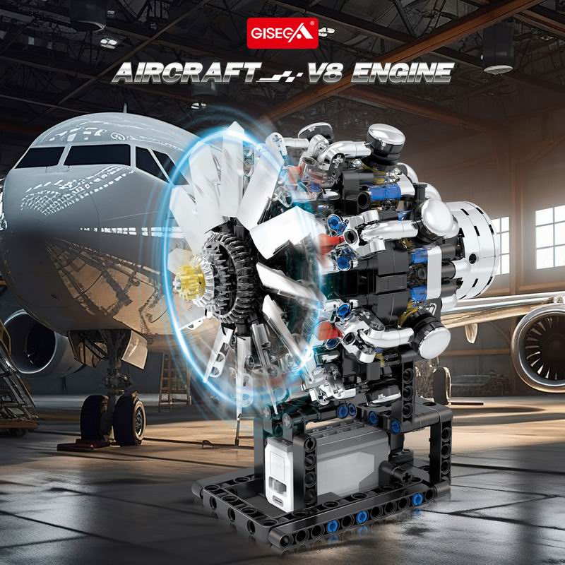 G8910 Luchtvaart V8 Motor 558- - Model Kit V8 recensie en prijs
