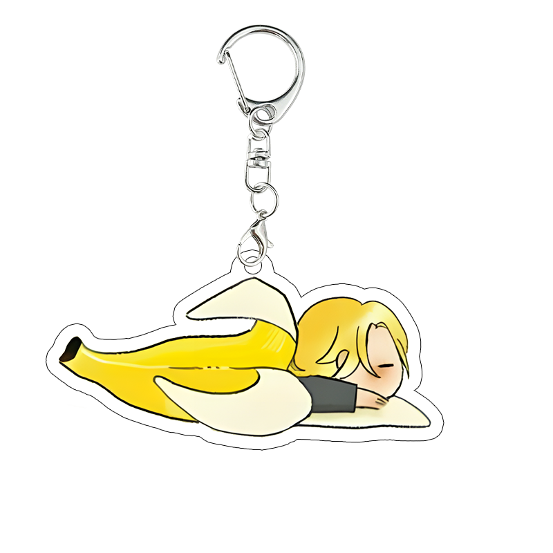 Bananenvis acryl sleutelhanger - Model Kit Lynx recensie en prijs