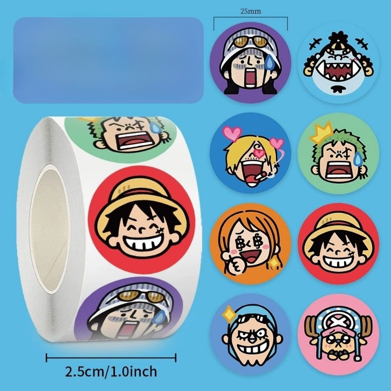 500 stickers/rol One Piece Sti - Model Kit One Piece Bandai recensie en prijs
