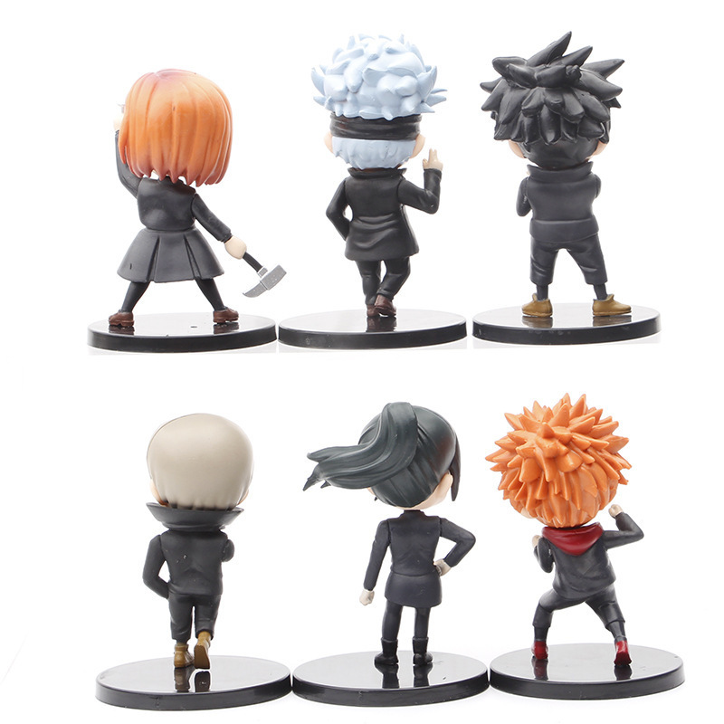 Nieuwe hete 6-delige set Jujut - Model Kit Jujutsu Kaisen recensie en prijs
