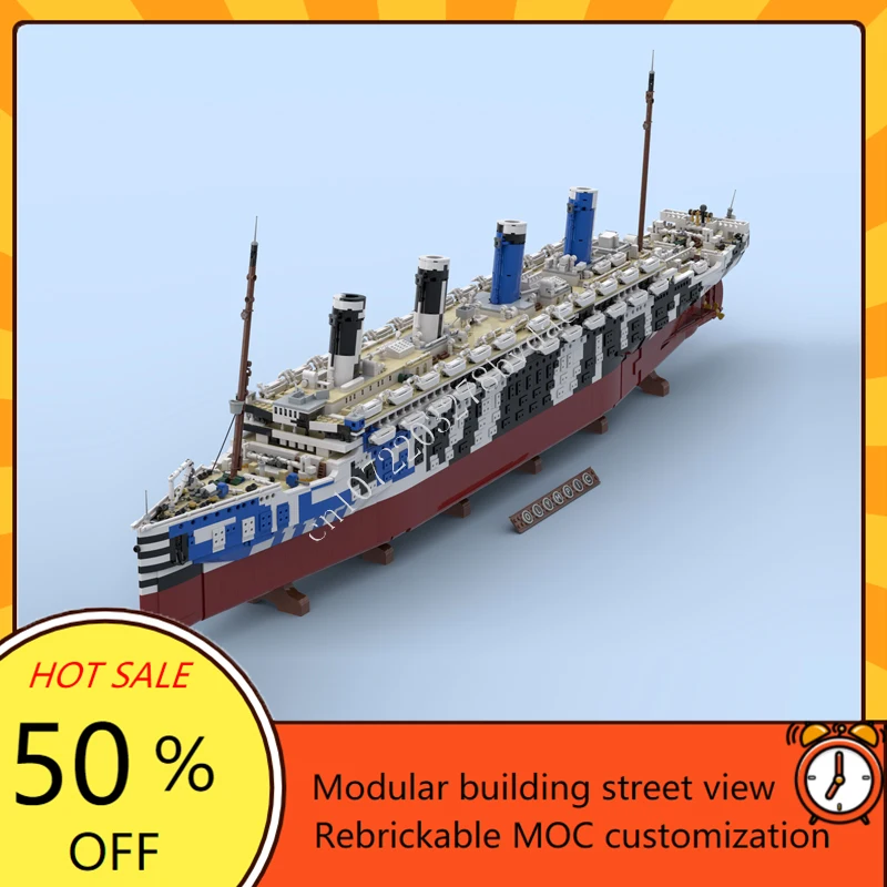 10615PCS MOC HMT Olympus Titan - Model Kit Battleship recensie en prijs