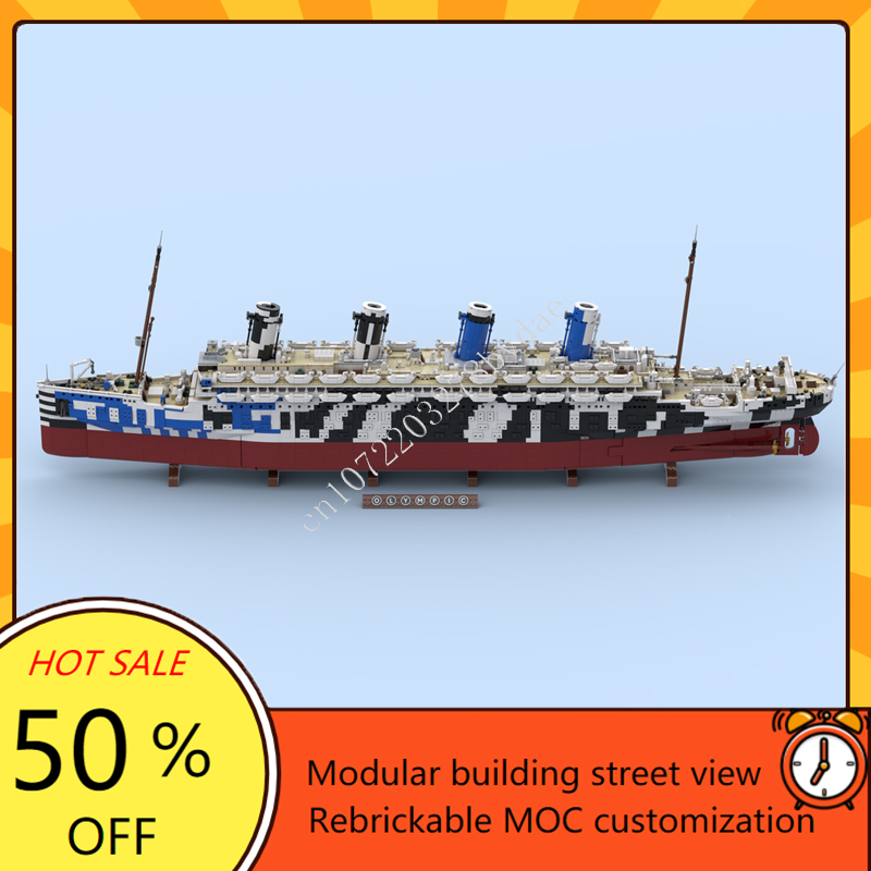 10615PCS MOC HMT Olympus Titan - Model Kit Battleship recensie en prijs