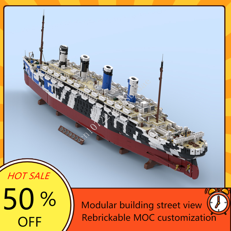 10615PCS MOC HMT Olympus Titan - Model Kit Battleship recensie en prijs