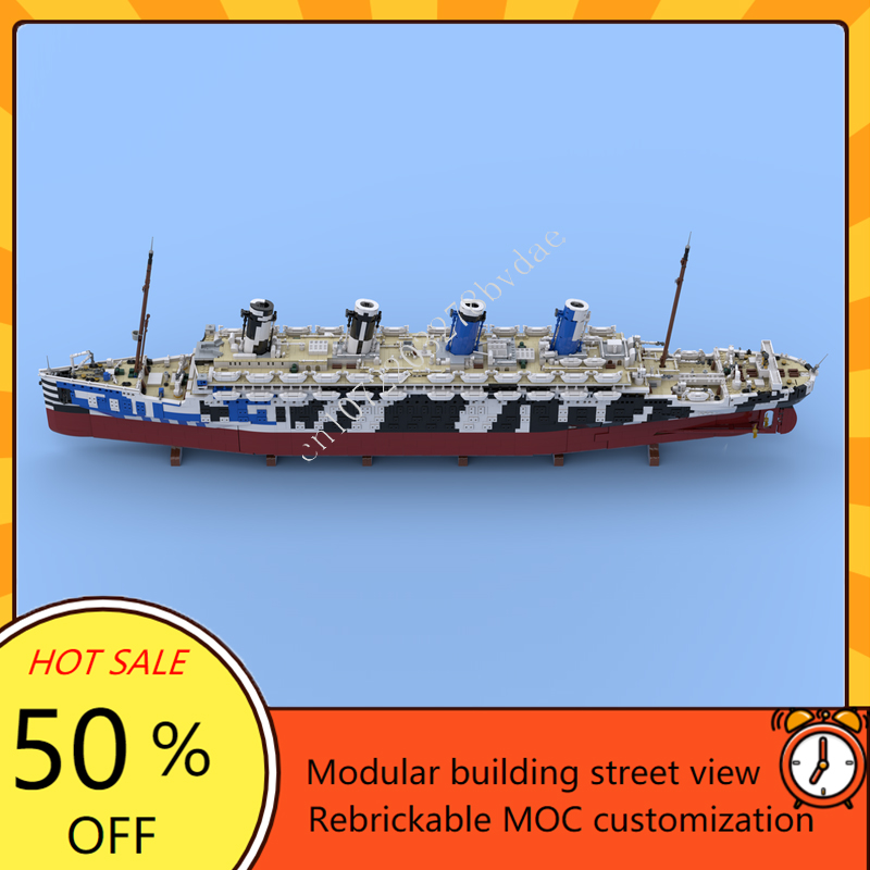10615PCS MOC HMT Olympus Titan - Model Kit Battleship recensie en prijs