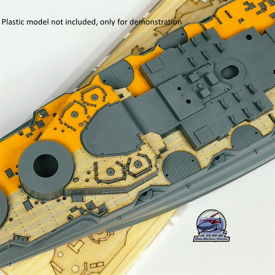 1/350 Schaal Houten Dek Maskin - Model Kit Battleship recensie en prijs