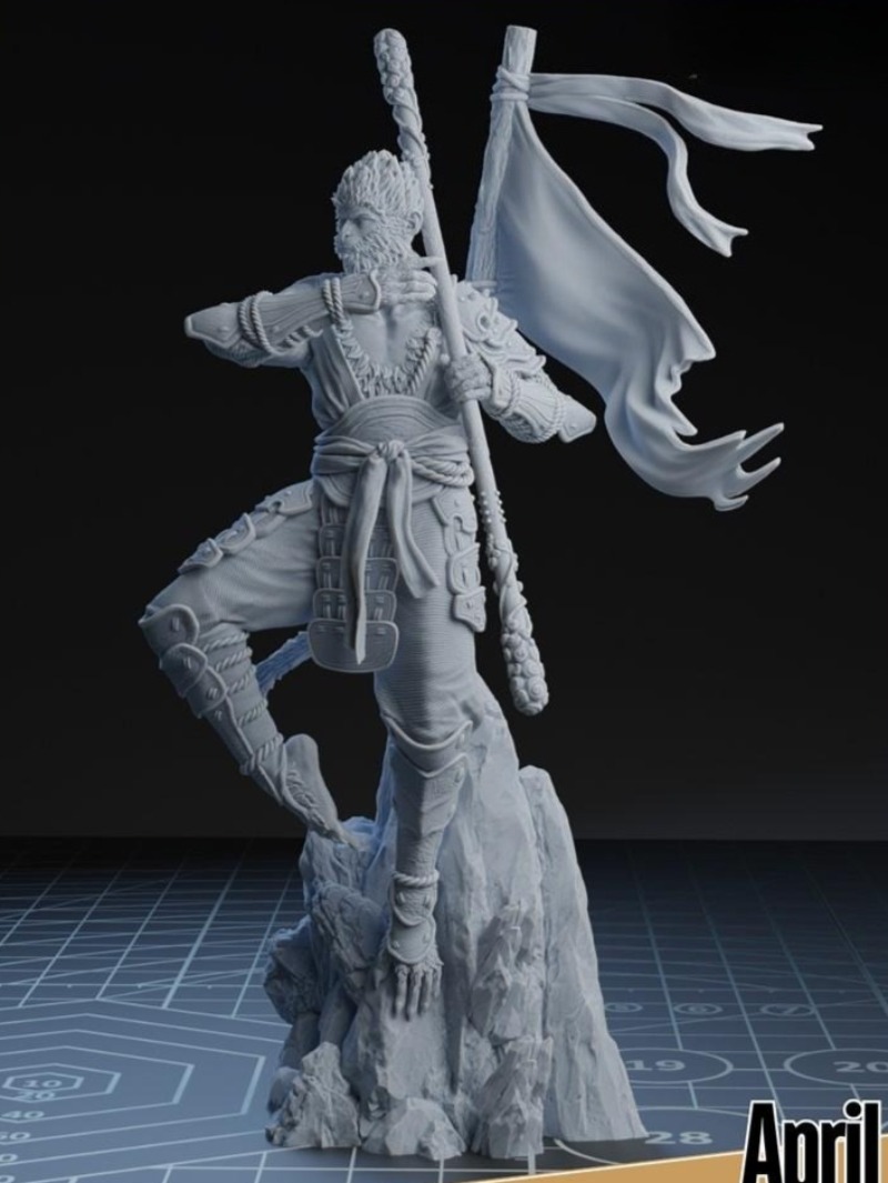 1/24 75mm Schaal Hars Gemontee - Model Kit Wukong recensie en prijs
