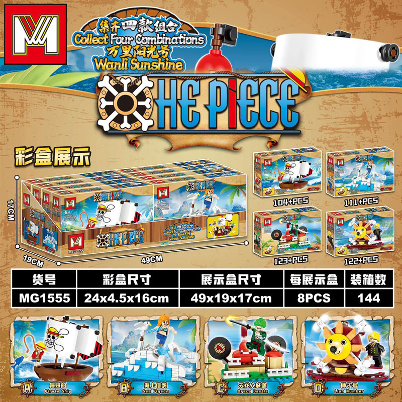 4-in-1 One Piece THOUSAND SUNN - Model Kit One Piece Bandai recensie en prijs