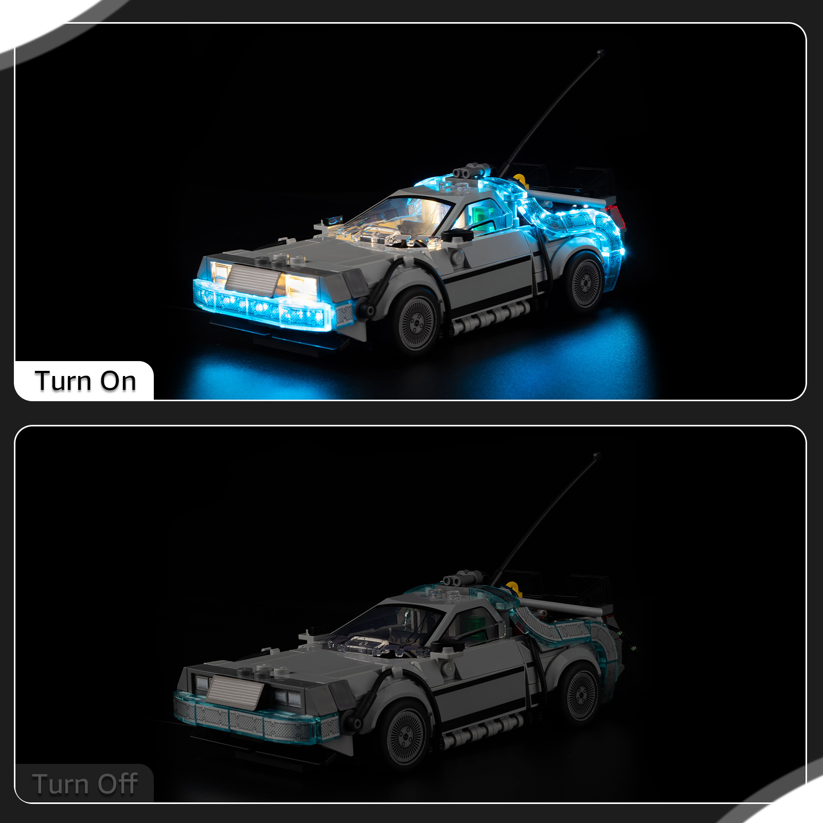 LED-lichtset voor LEGO Tijdmac - Model Kit Companies recensie en prijs